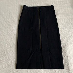 Stretch pencil skirt